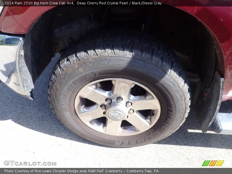 Deep Cherry Red Crystal Pearl / Black/Diesel Gray 2014 Ram 2500 Big Horn Crew Cab 4x4