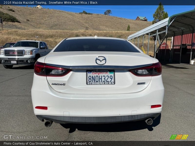 Snowflake White Pearl Mica / Black 2016 Mazda Mazda6 Touring