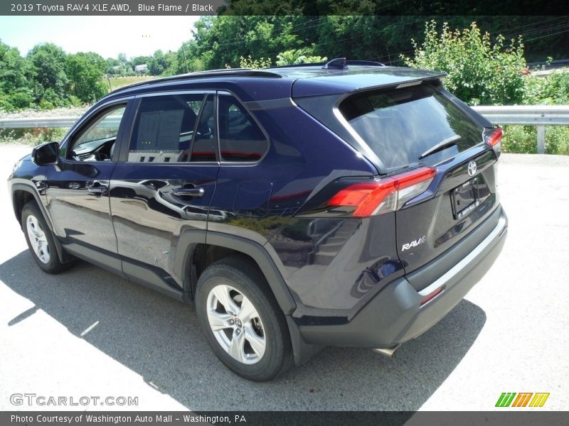 Blue Flame / Black 2019 Toyota RAV4 XLE AWD
