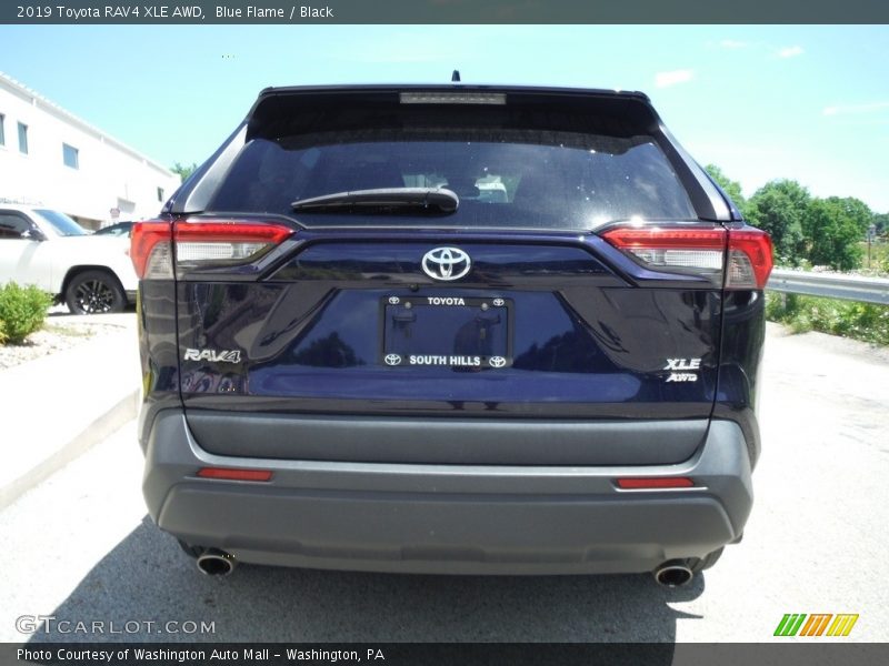 Blue Flame / Black 2019 Toyota RAV4 XLE AWD
