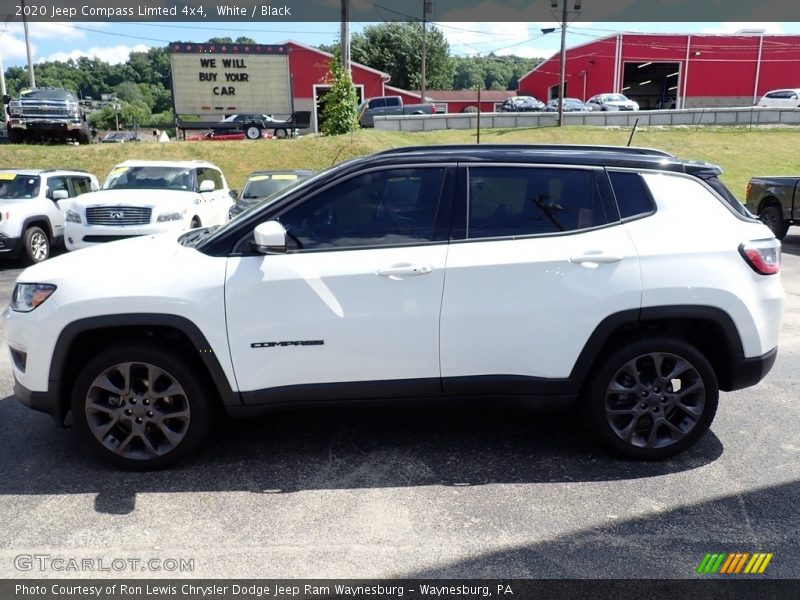 White / Black 2020 Jeep Compass Limted 4x4