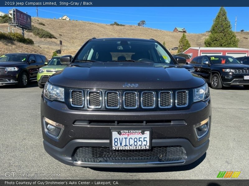 Sting-Gray / Black 2019 Jeep Compass Limited