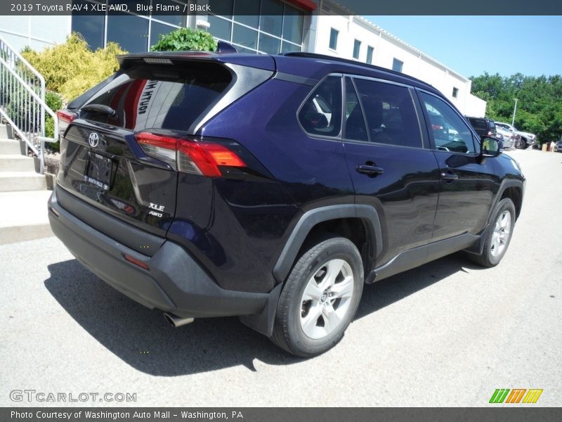 Blue Flame / Black 2019 Toyota RAV4 XLE AWD