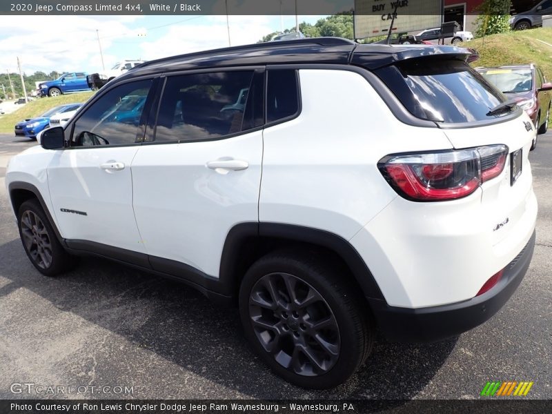 White / Black 2020 Jeep Compass Limted 4x4