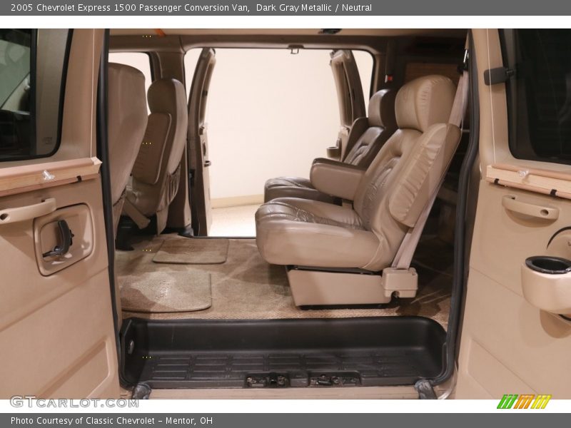 Dark Gray Metallic / Neutral 2005 Chevrolet Express 1500 Passenger Conversion Van