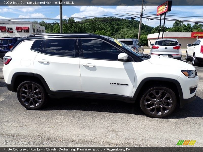 White / Black 2020 Jeep Compass Limted 4x4