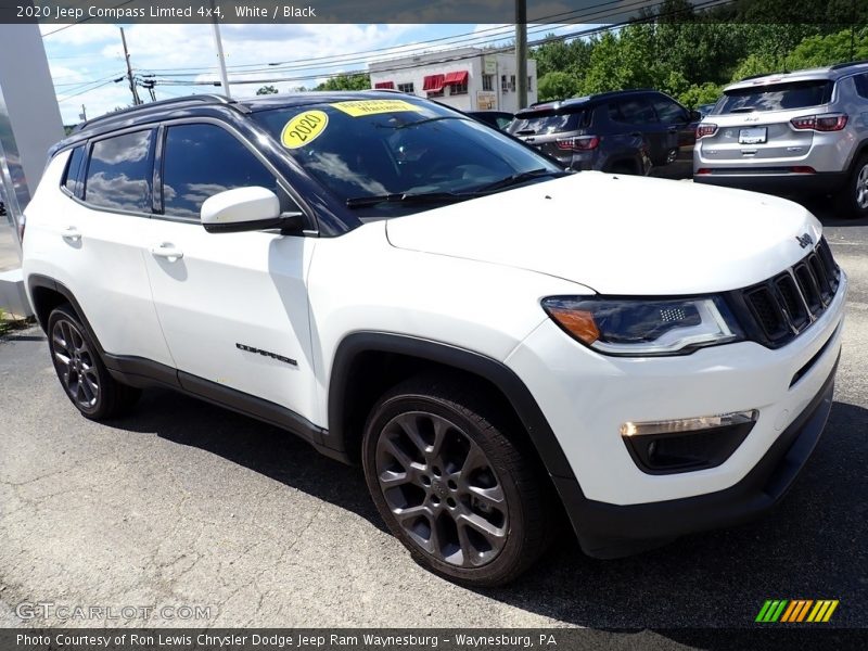 White / Black 2020 Jeep Compass Limted 4x4