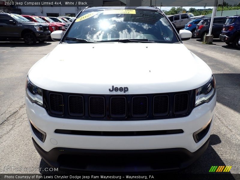 White / Black 2020 Jeep Compass Limted 4x4