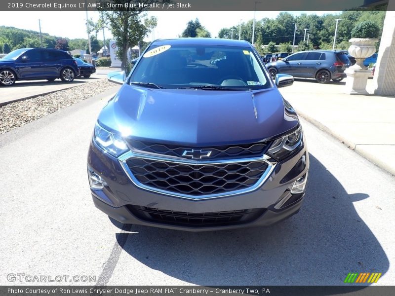 Storm Blue Metallic / Jet Black 2019 Chevrolet Equinox LT AWD