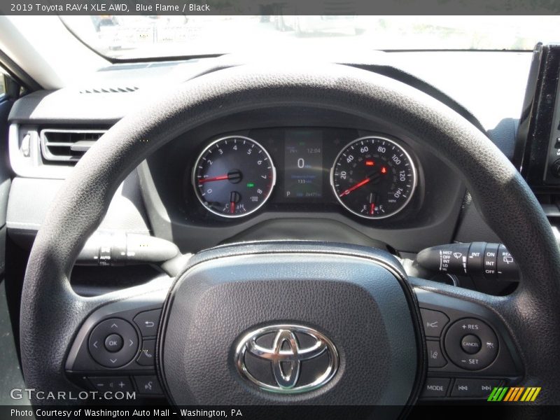 Blue Flame / Black 2019 Toyota RAV4 XLE AWD
