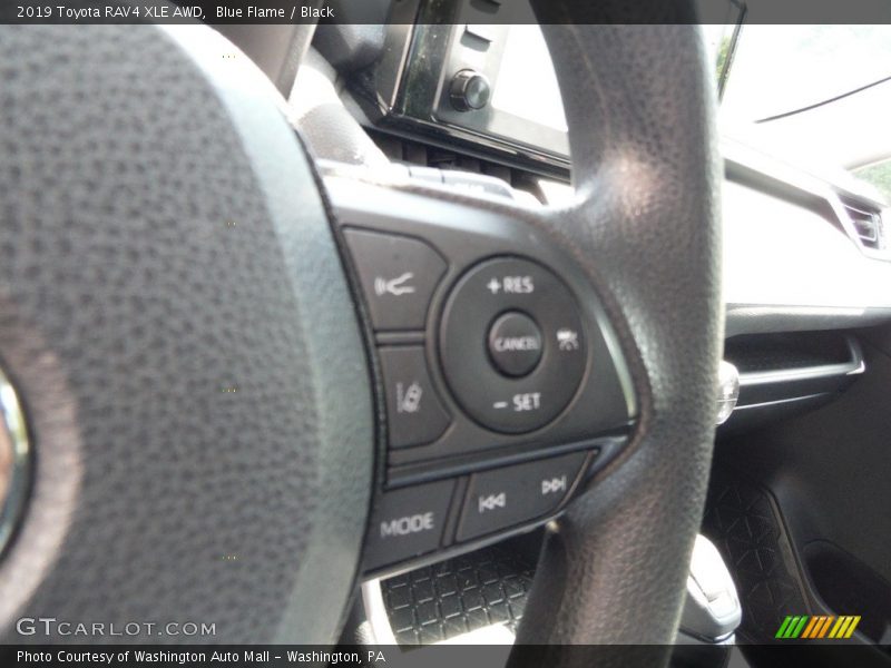 Blue Flame / Black 2019 Toyota RAV4 XLE AWD