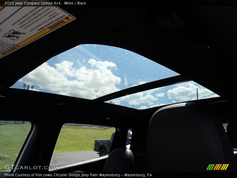 White / Black 2020 Jeep Compass Limted 4x4