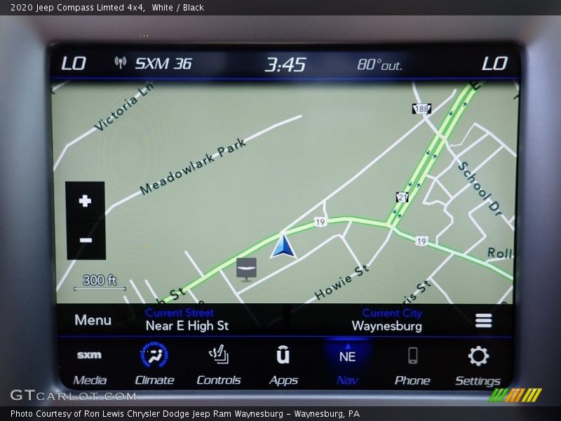 White / Black 2020 Jeep Compass Limted 4x4