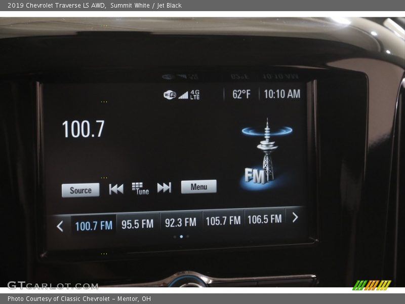 Summit White / Jet Black 2019 Chevrolet Traverse LS AWD