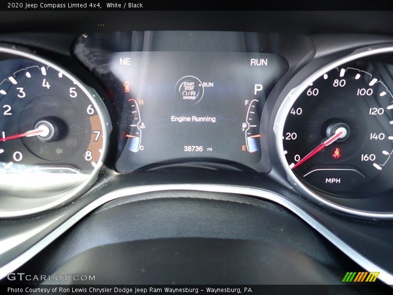 White / Black 2020 Jeep Compass Limted 4x4