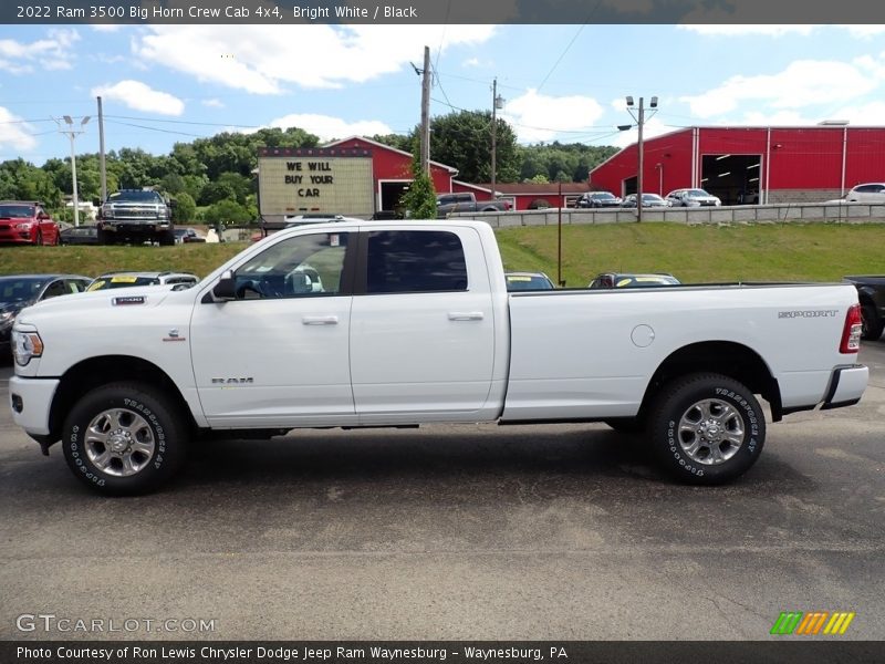 Bright White / Black 2022 Ram 3500 Big Horn Crew Cab 4x4