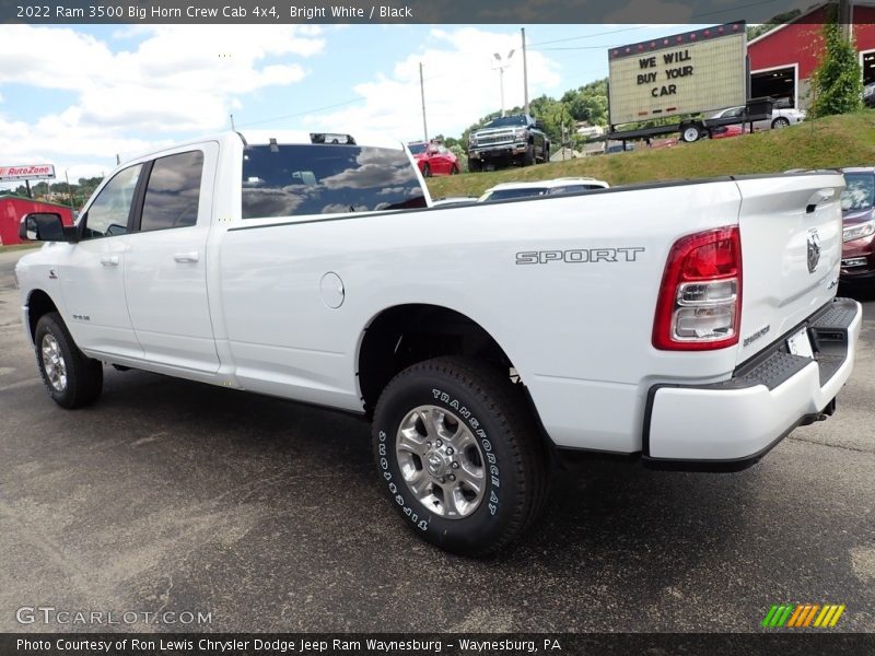 Bright White / Black 2022 Ram 3500 Big Horn Crew Cab 4x4