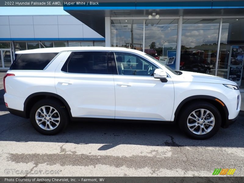 Hyper White / Black 2022 Hyundai Palisade SE AWD