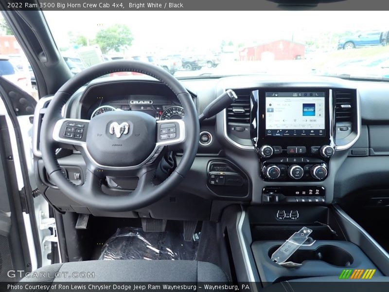 Bright White / Black 2022 Ram 3500 Big Horn Crew Cab 4x4