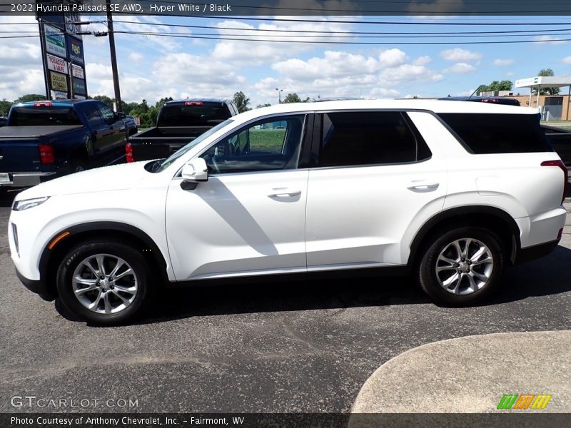 Hyper White / Black 2022 Hyundai Palisade SE AWD