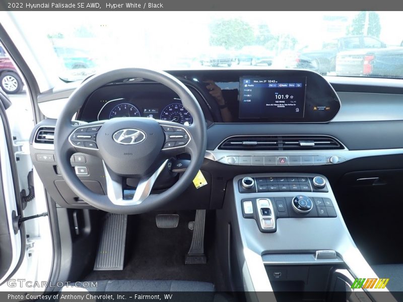 Hyper White / Black 2022 Hyundai Palisade SE AWD
