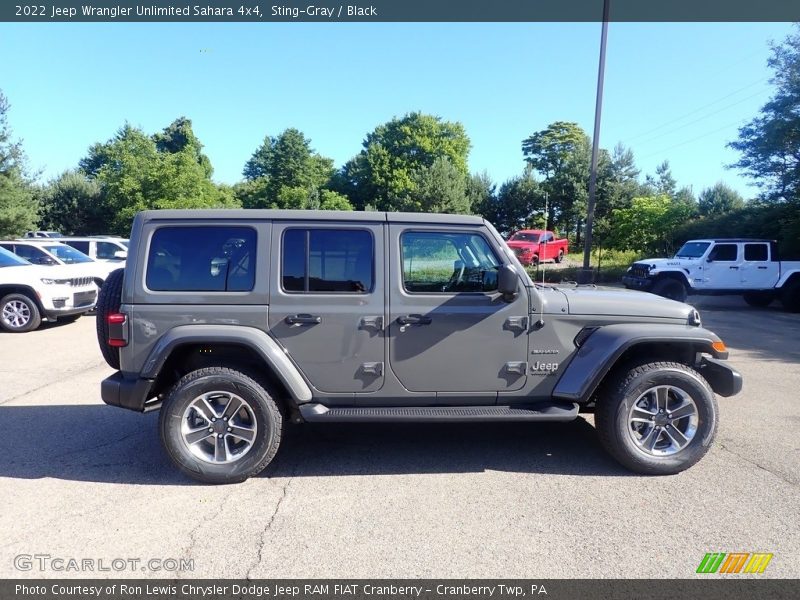 Sting-Gray / Black 2022 Jeep Wrangler Unlimited Sahara 4x4