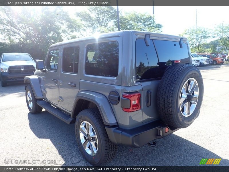 Sting-Gray / Black 2022 Jeep Wrangler Unlimited Sahara 4x4