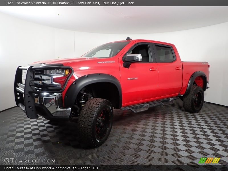 Red Hot / Jet Black 2022 Chevrolet Silverado 1500 Limited LT Crew Cab 4x4