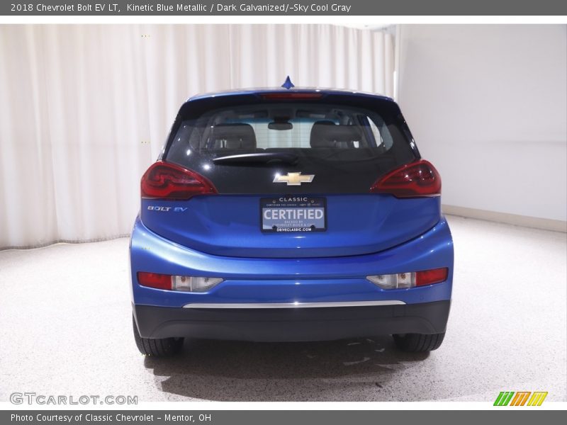 Kinetic Blue Metallic / Dark Galvanized/­Sky Cool Gray 2018 Chevrolet Bolt EV LT