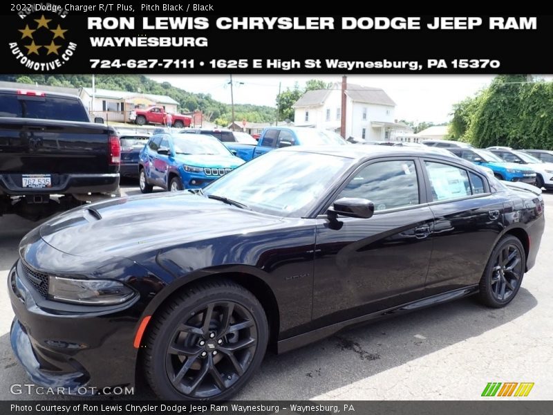 Pitch Black / Black 2022 Dodge Charger R/T Plus