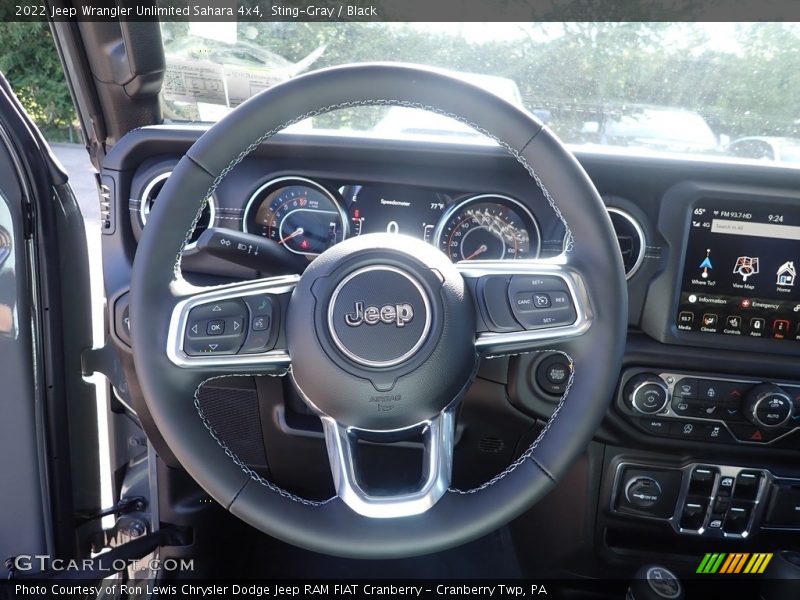 Sting-Gray / Black 2022 Jeep Wrangler Unlimited Sahara 4x4