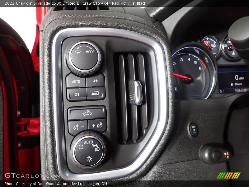 Red Hot / Jet Black 2022 Chevrolet Silverado 1500 Limited LT Crew Cab 4x4