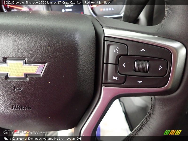 Red Hot / Jet Black 2022 Chevrolet Silverado 1500 Limited LT Crew Cab 4x4