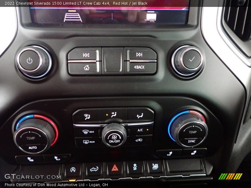 Red Hot / Jet Black 2022 Chevrolet Silverado 1500 Limited LT Crew Cab 4x4