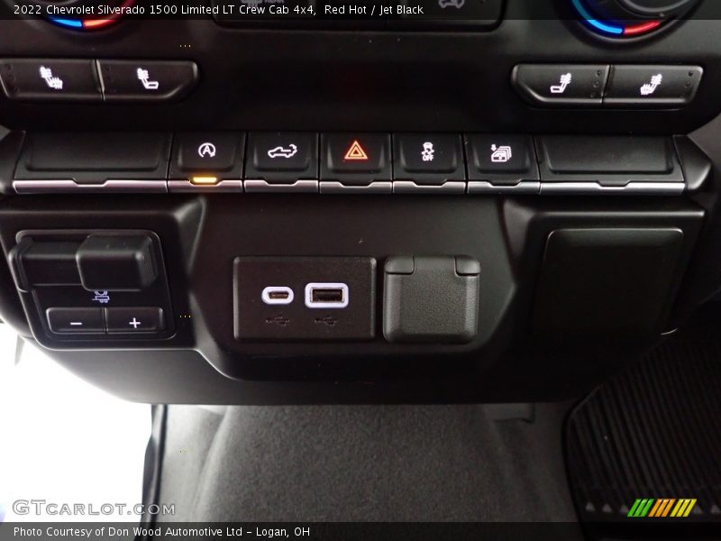 Red Hot / Jet Black 2022 Chevrolet Silverado 1500 Limited LT Crew Cab 4x4