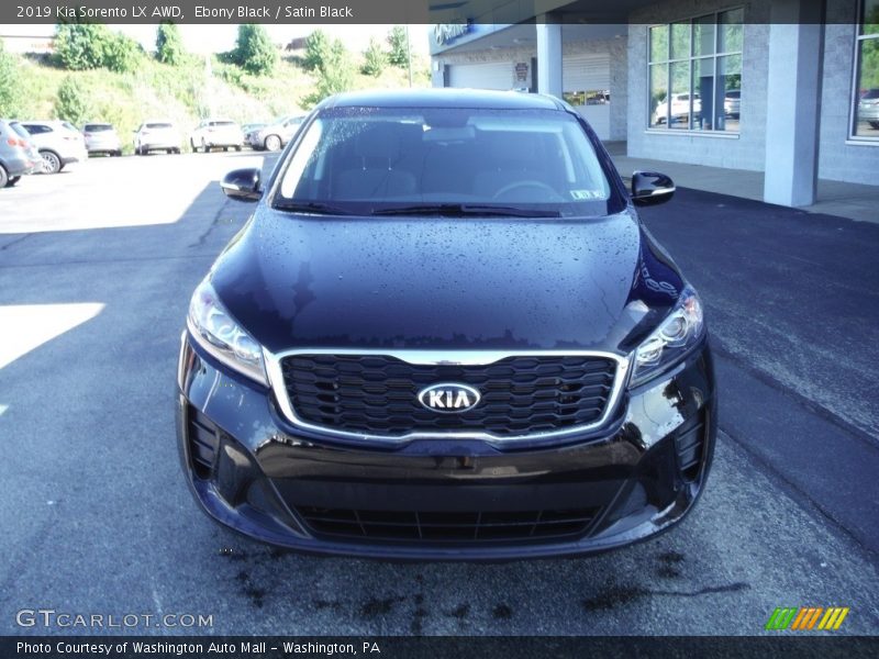 Ebony Black / Satin Black 2019 Kia Sorento LX AWD