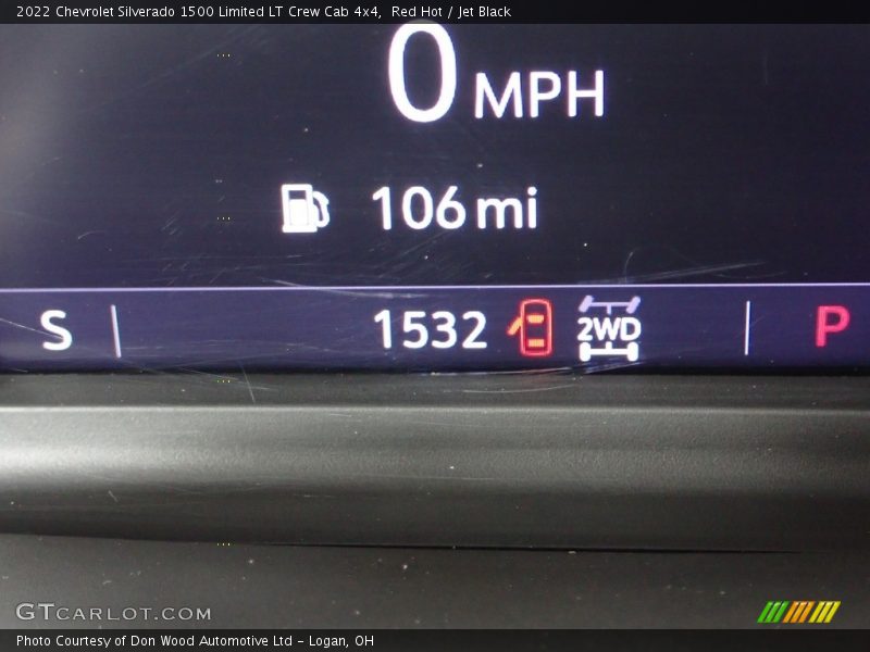 Red Hot / Jet Black 2022 Chevrolet Silverado 1500 Limited LT Crew Cab 4x4