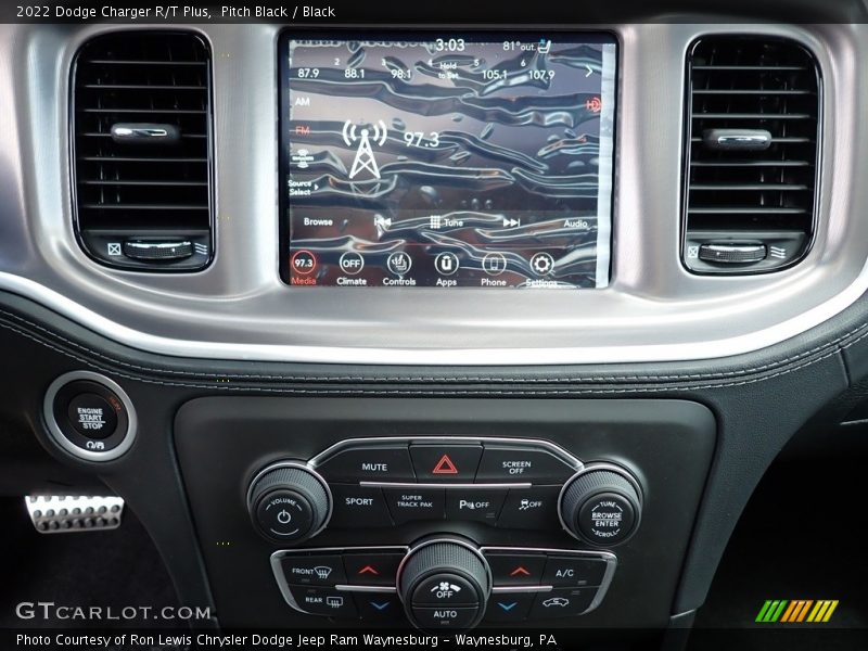 Pitch Black / Black 2022 Dodge Charger R/T Plus