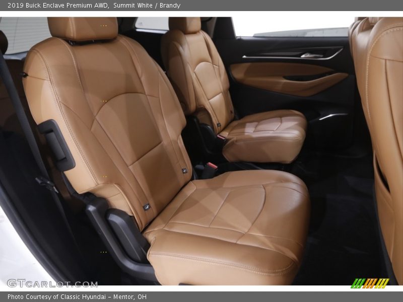 Summit White / Brandy 2019 Buick Enclave Premium AWD