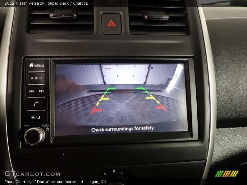 Super Black / Charcoal 2019 Nissan Versa SV
