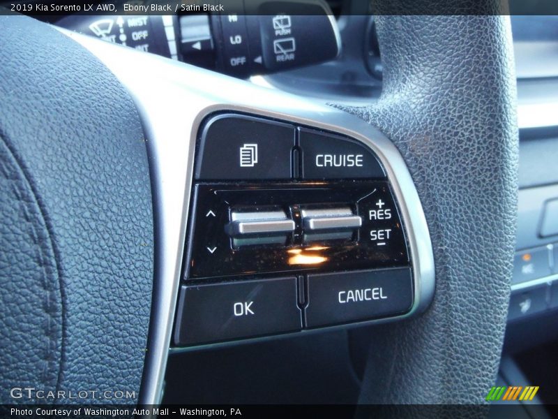 Ebony Black / Satin Black 2019 Kia Sorento LX AWD