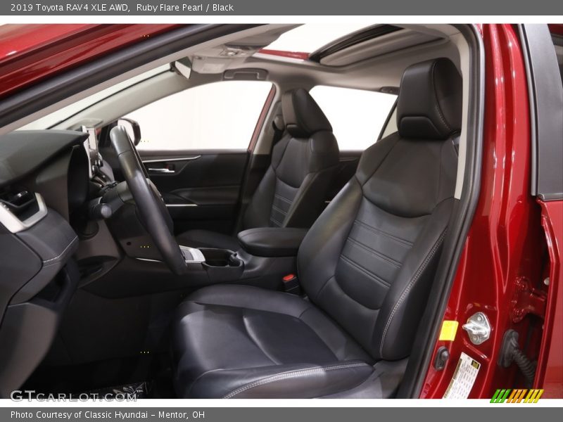 Ruby Flare Pearl / Black 2019 Toyota RAV4 XLE AWD