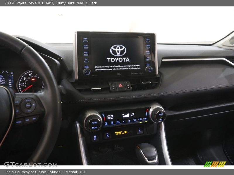 Ruby Flare Pearl / Black 2019 Toyota RAV4 XLE AWD