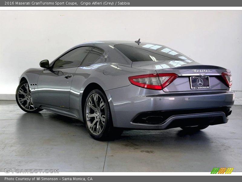 Grigio Alfieri (Grey) / Sabbia 2016 Maserati GranTurismo Sport Coupe
