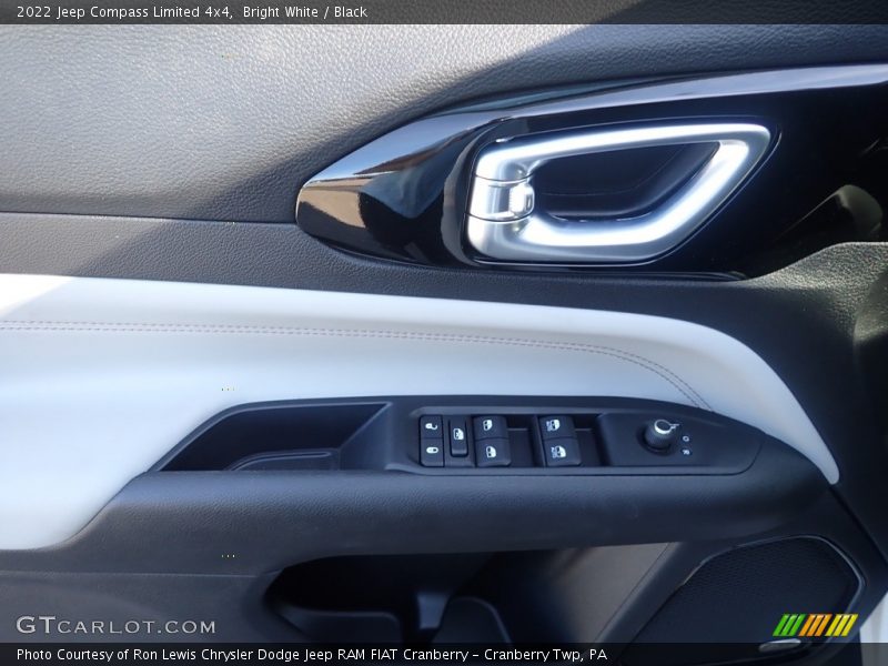 Bright White / Black 2022 Jeep Compass Limited 4x4