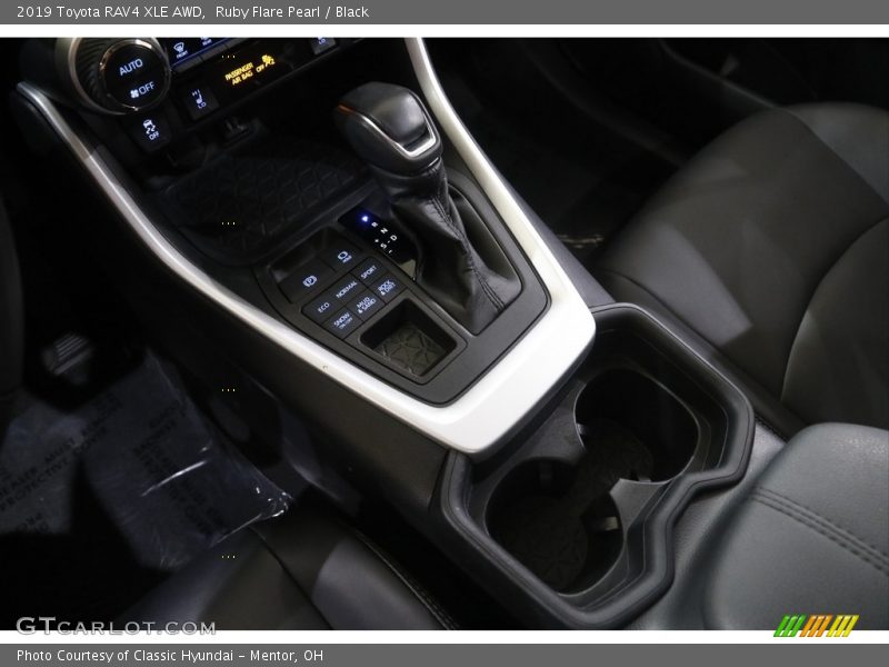 Ruby Flare Pearl / Black 2019 Toyota RAV4 XLE AWD