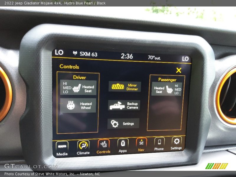 Hydro Blue Pearl / Black 2022 Jeep Gladiator Mojave 4x4