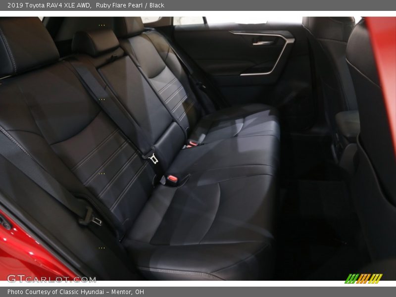 Ruby Flare Pearl / Black 2019 Toyota RAV4 XLE AWD