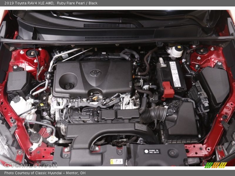 Ruby Flare Pearl / Black 2019 Toyota RAV4 XLE AWD