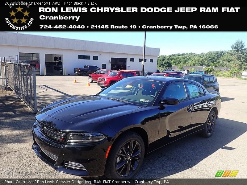 Pitch Black / Black 2022 Dodge Charger SXT AWD